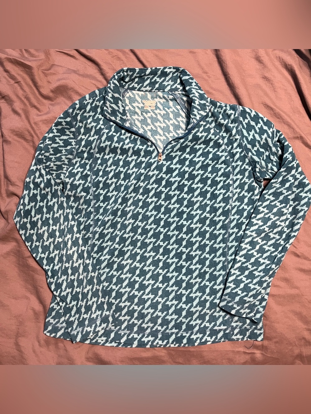 Women’s Columbia Quarter-Zip lightweight fleece Pullover Shirt, size large